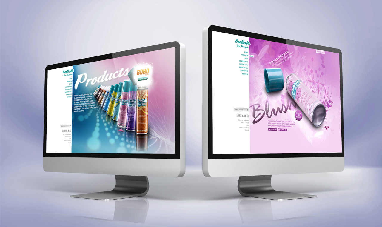 Beauty Product Brand Website